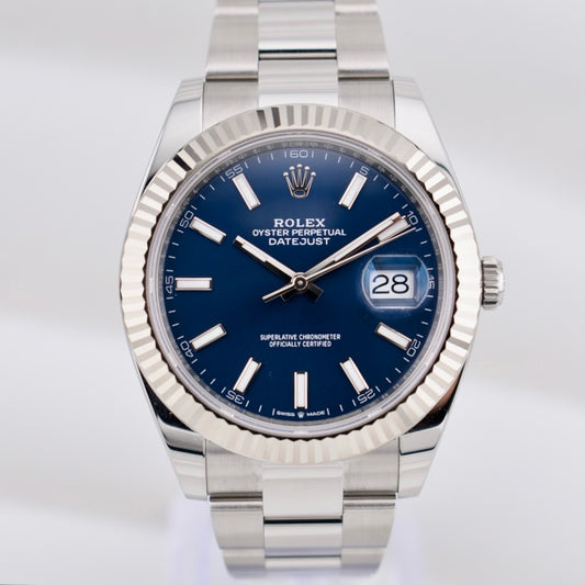 Rolex Datejust 41 Blue Dial Oyster Band 126334 2025