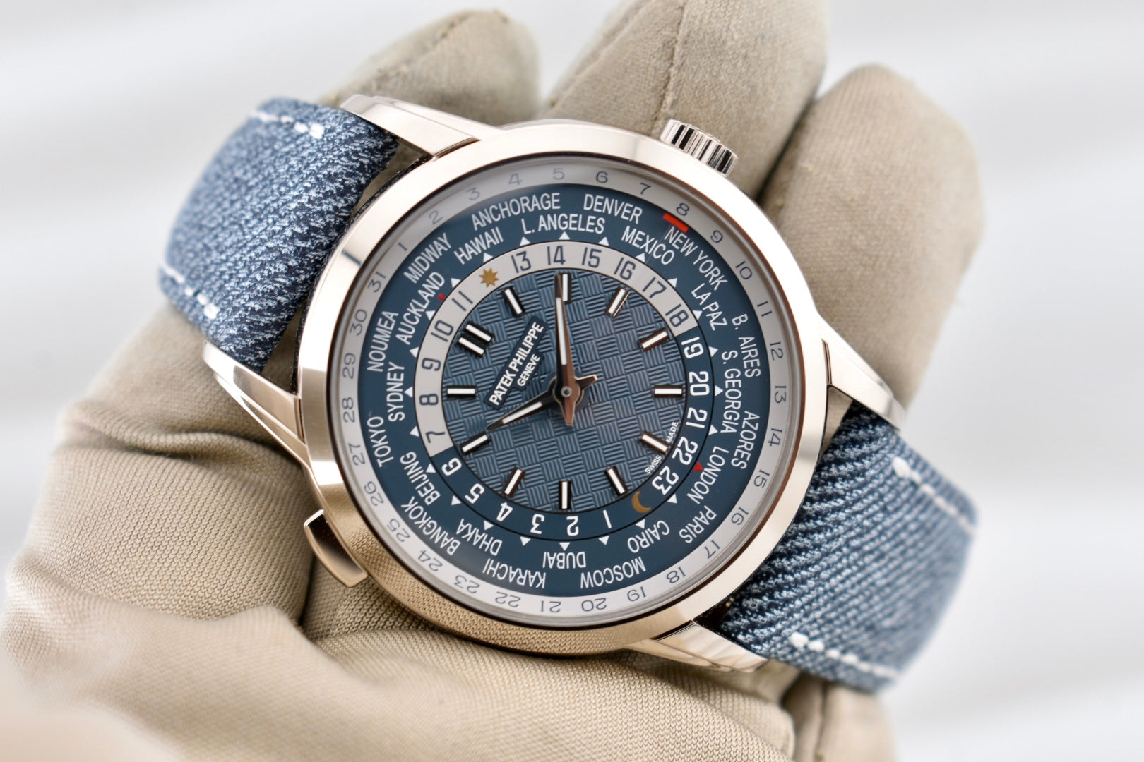 Patek Philippe World Time Date Complications White Gold 5330G-001 2025