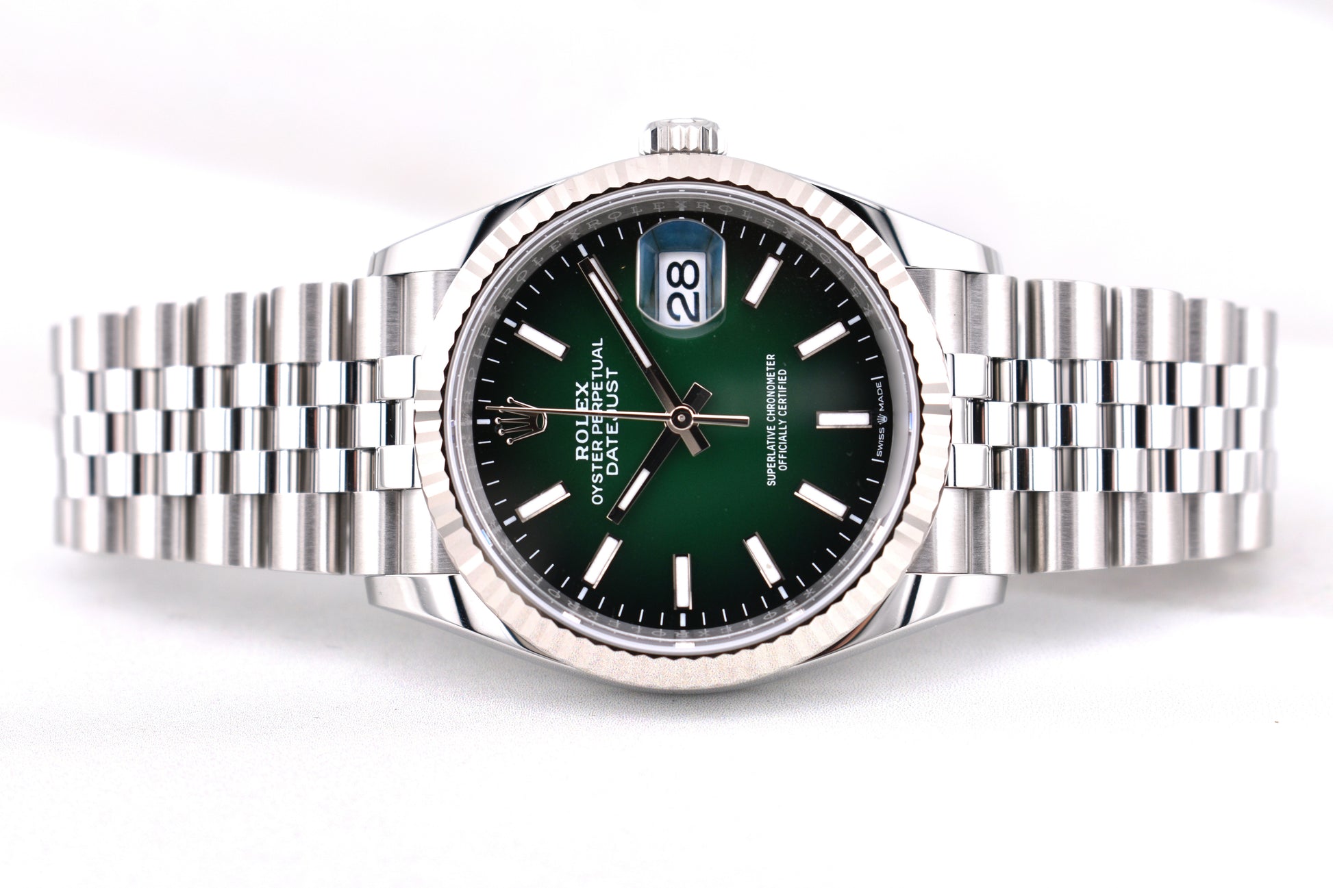 Rolex Datejust 36 Green Ombre Dial 126234 2026