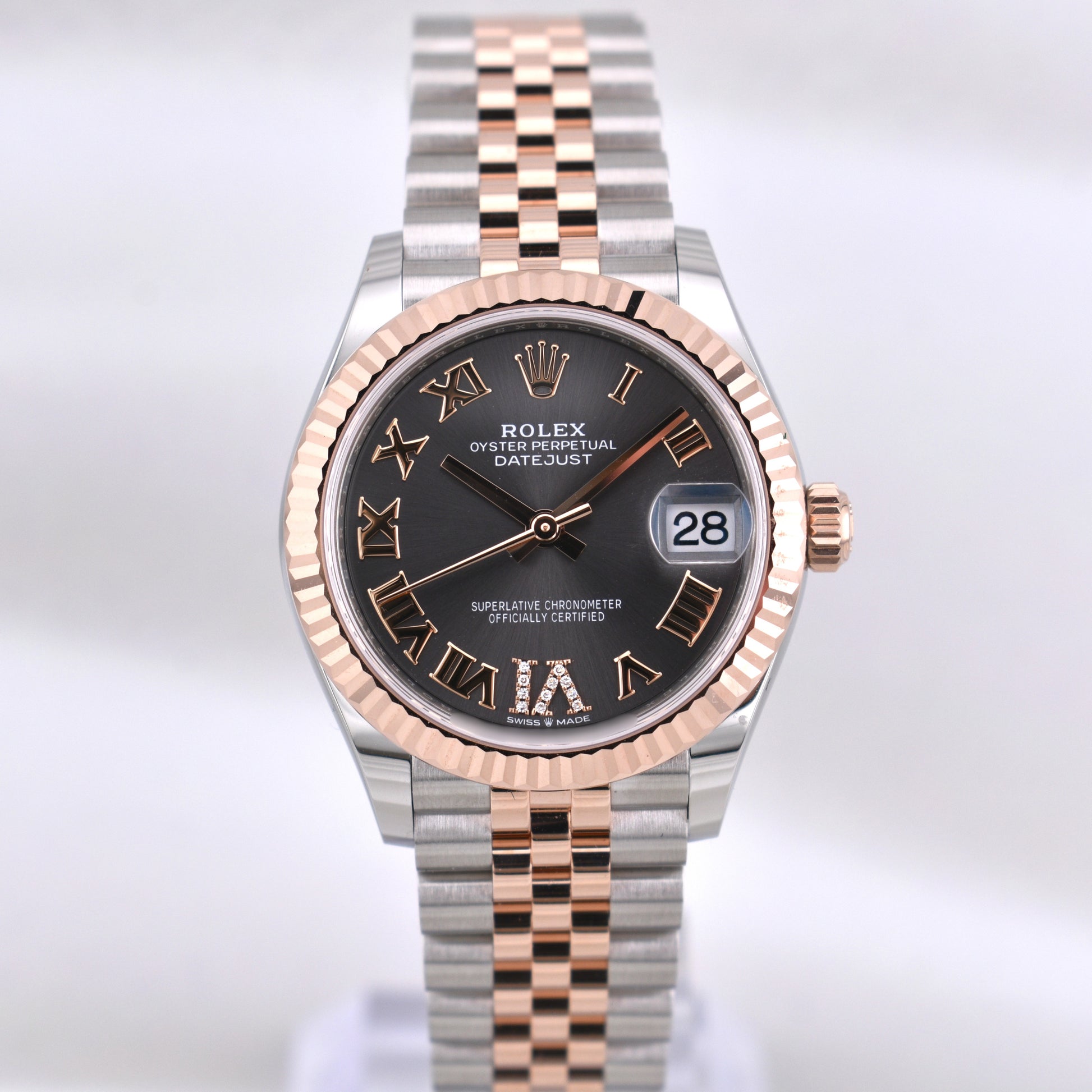 Rolex Datejust 31 Slate Roman Diamond VI Dial 278271 2026