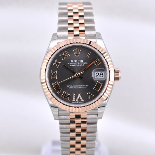 Rolex Datejust 31 Slate Roman Diamond VI Dial 278271 2026