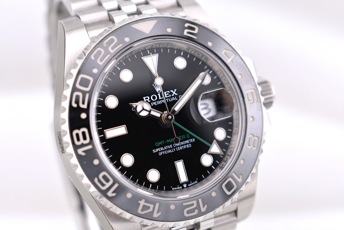 Rolex GMT Master II Bruce Wayne Jubilee Band 126710GRNR 2025