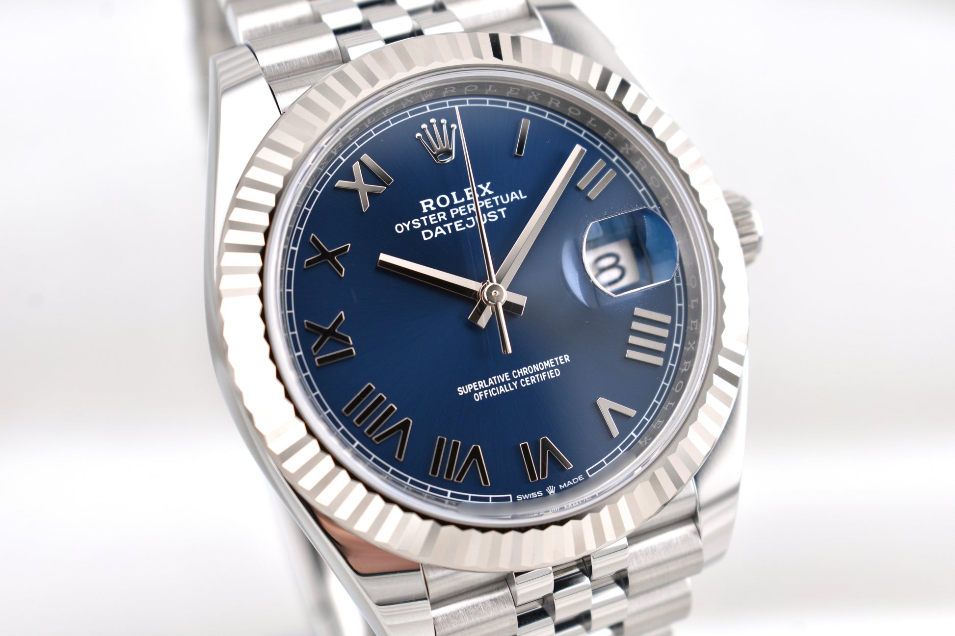 Rolex Datejust 41 Bright Blue Roman Dial 126334 2026