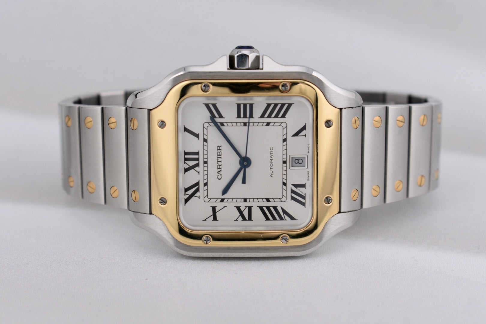 Cartier Santos De Cartier Large Two Tone Yellow Gold W2SA0009 2023