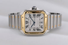 Cartier Santos De Cartier Large Two Tone Yellow Gold W2SA0009 2023