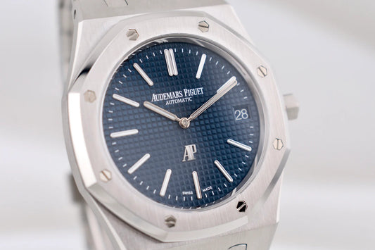 Audemars Piguet Royal Oak Jumbo Extra Thin 39mm Blue Dial 16202ST 08/2025