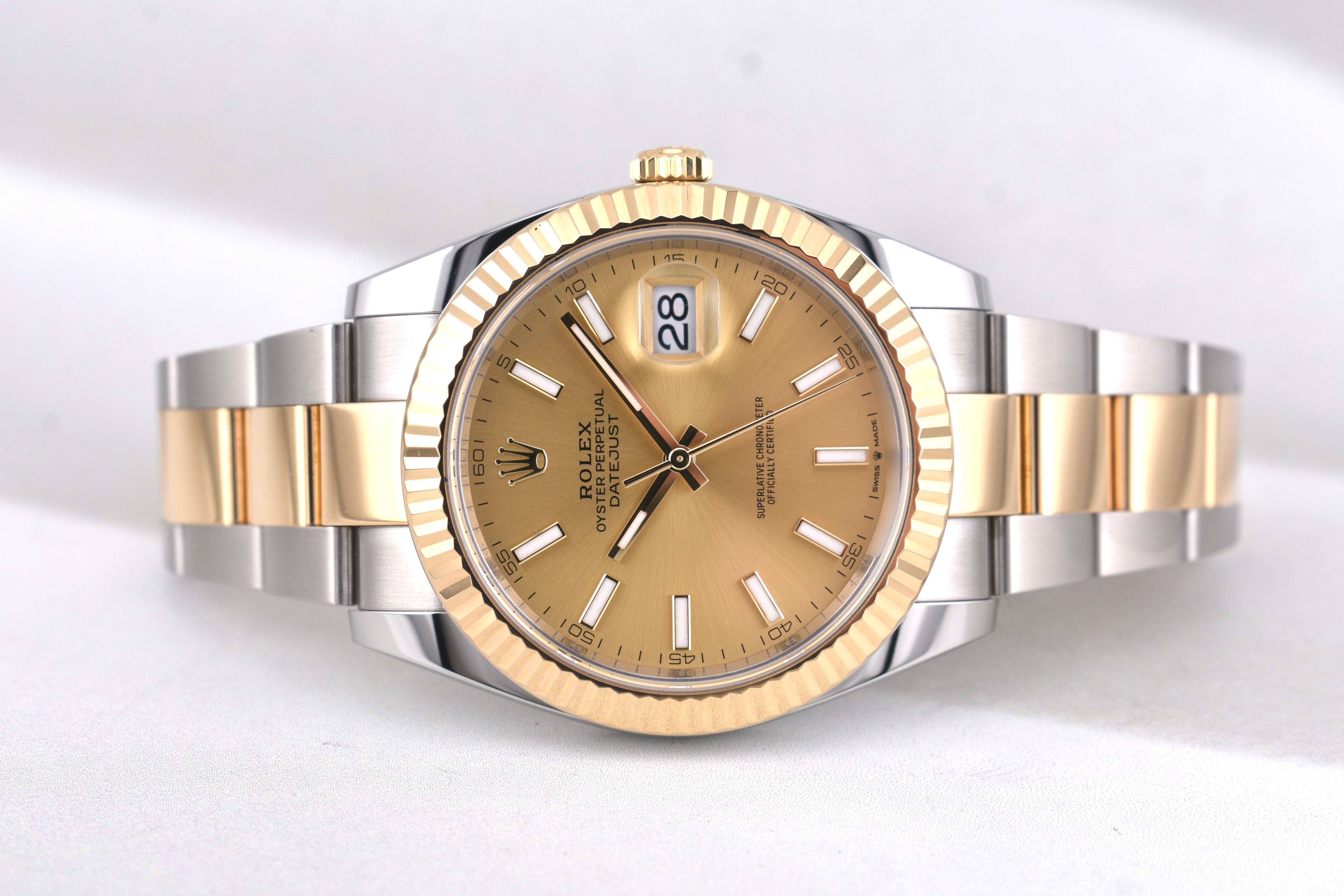 Rolex Datejust 41 Champagne Dial Oyster Band 126333 2025