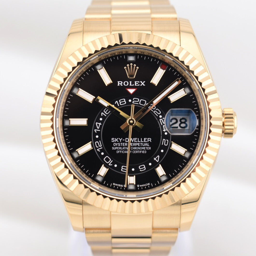 Rolex Sky Dweller Yellow Gold Black Dial 336938 2025