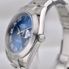 Rolex Datejust 41 Azzuro Blue Oyster Band 126300 2025