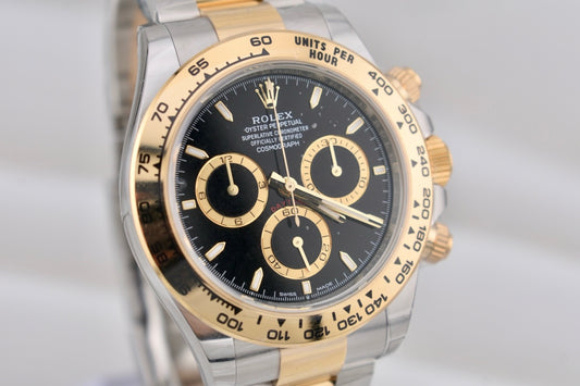Rolex Cosmograph Daytona Two Tone Yellow Gold Black Dial 126503 2025