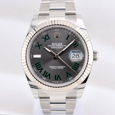 Rolex Datejust 41 'Wimbledon' Dial Oyster Band 126334 2025