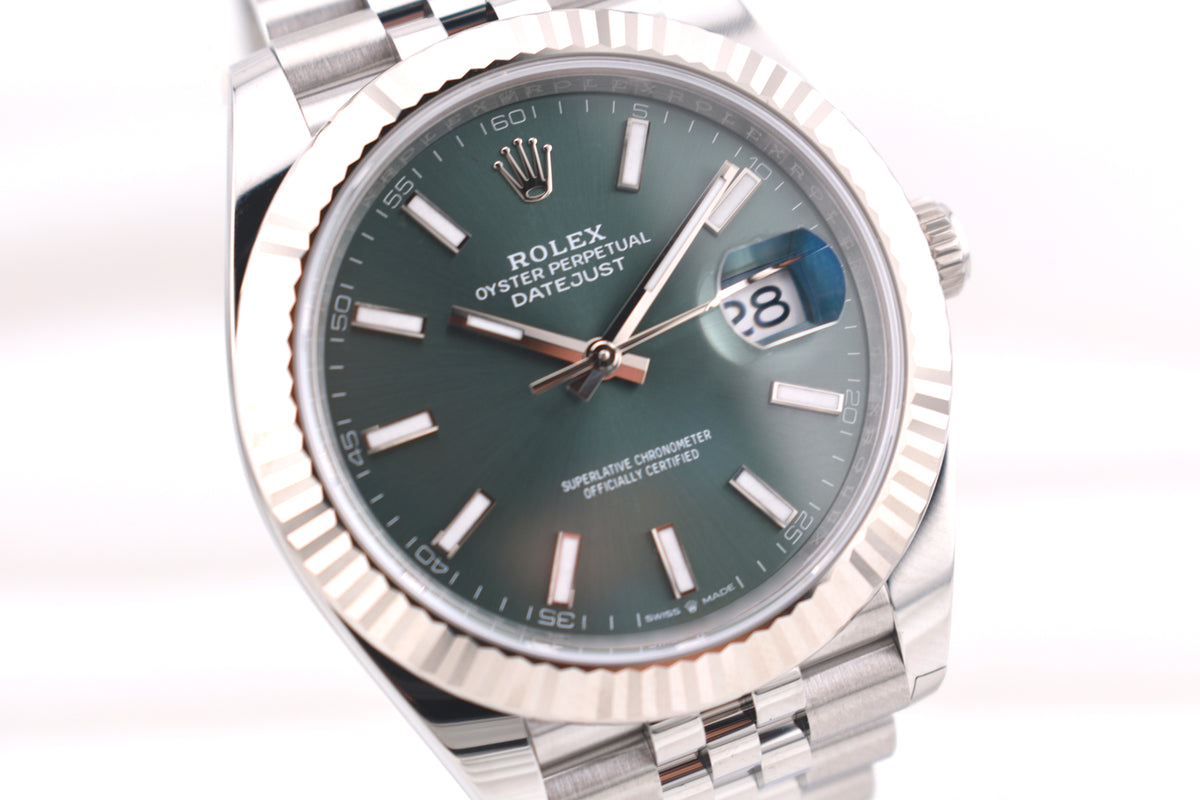 Rolex Datejust 41 Mint Green Dial 126334 2026