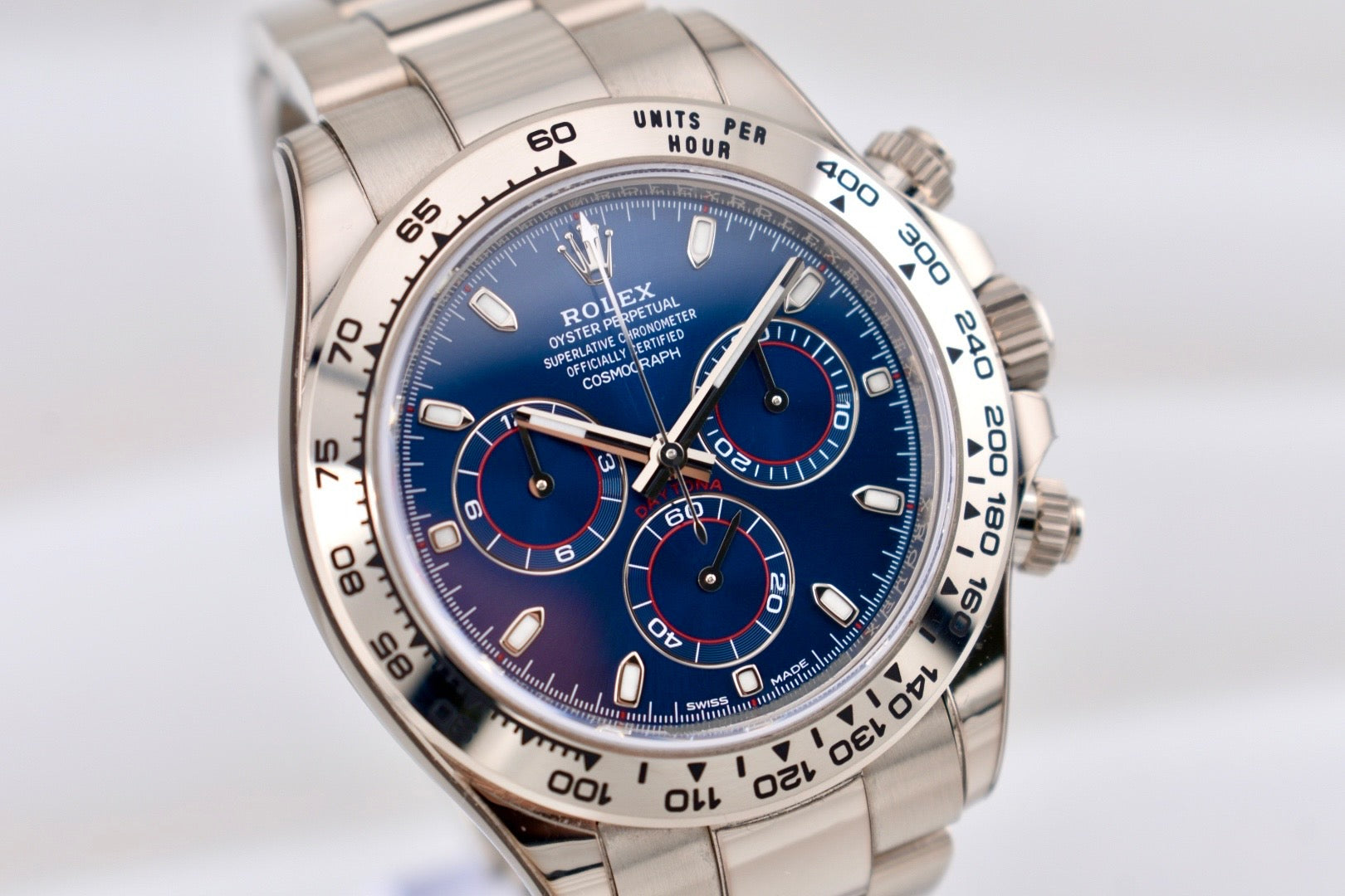 Rolex Cosmograph Daytona White Gold Blue Dial 'John Mayer' 116509 2021
