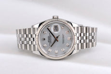 Rolex Datejust 36 Mother of Pearl Diamond Dial 126234 2025