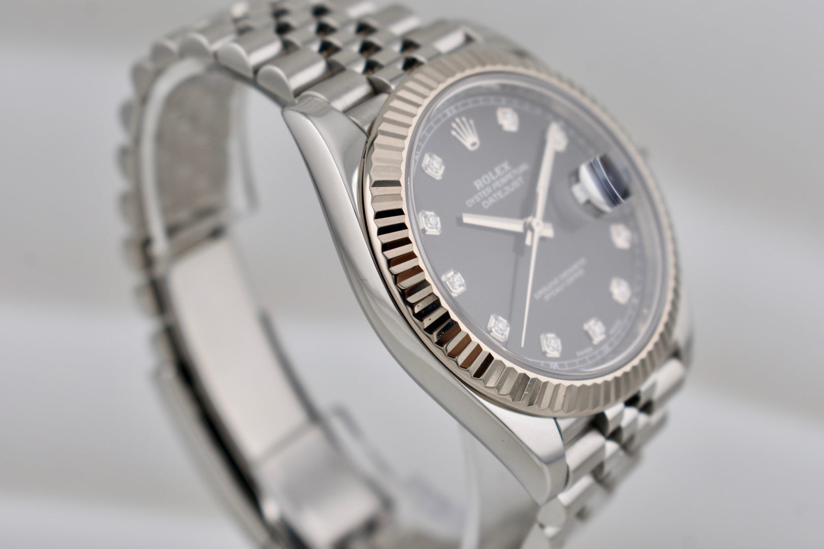 Rolex Datejust 41 Black Diamond Dial 126334 2018