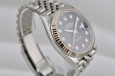 Rolex Datejust 41 Black Diamond Dial 126334 2018