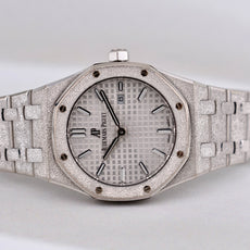 Audemars Piguet Royal Oak Lady 18K White Gold Silver Dial 67653BC 2020