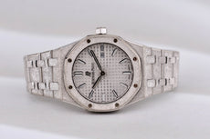 Audemars Piguet Royal Oak Lady 18K White Gold Silver Dial 67653BC 2020
