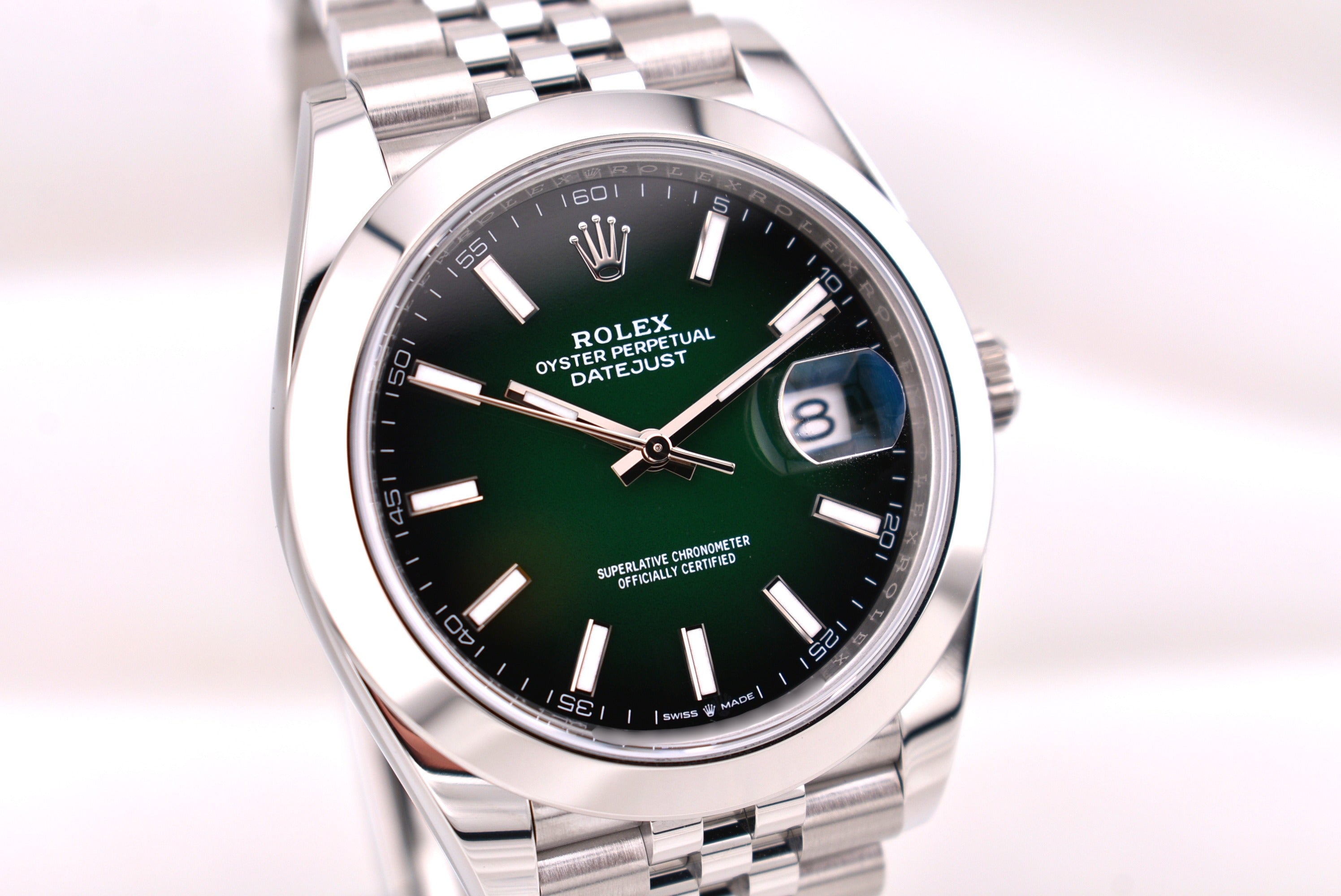Rolex Datejust 41 Green Ombre Jubilee Band 126300 2026