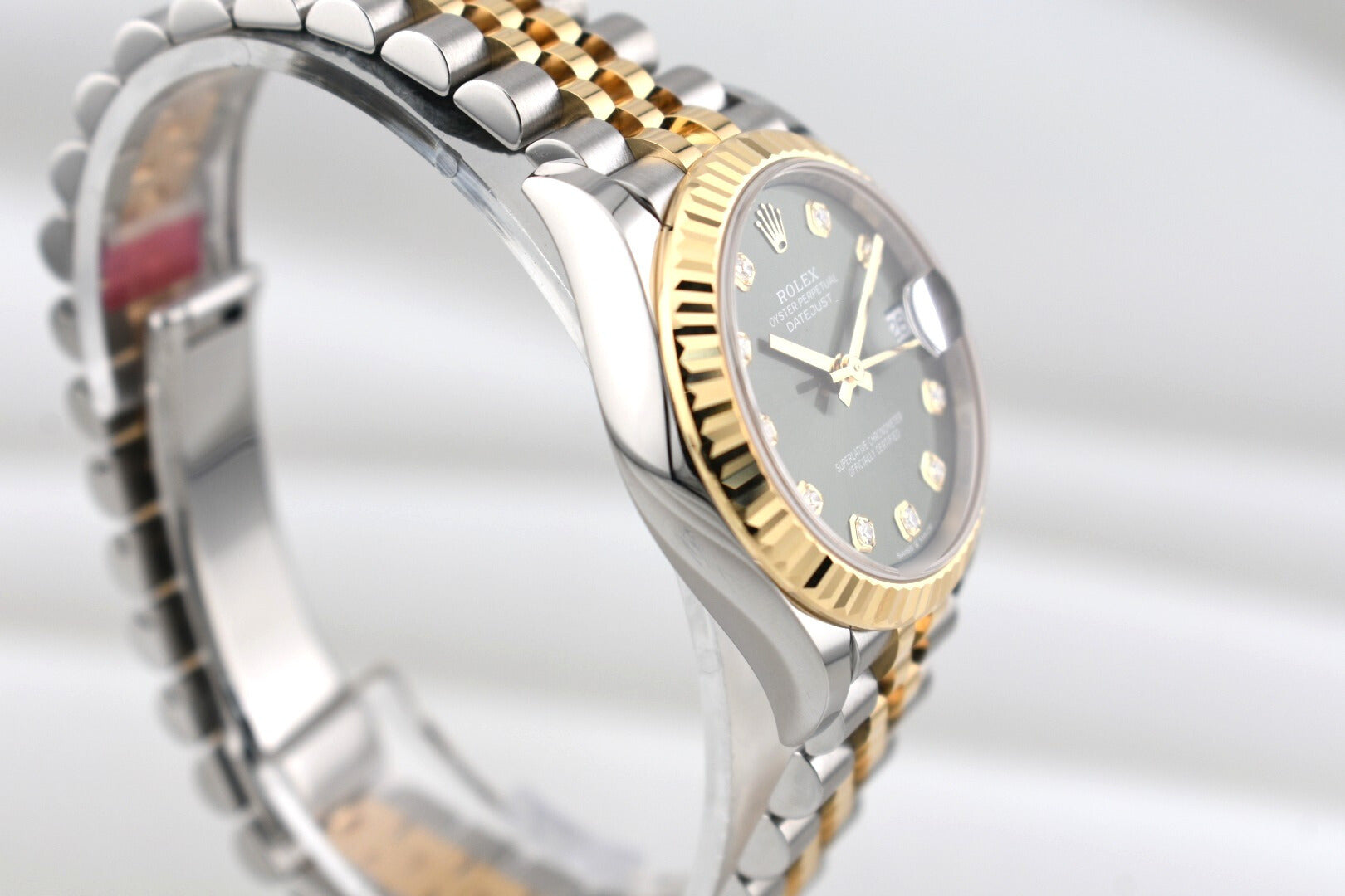 Rolex Datejust 31 Two Tone Olive Green Diamond Dial 278273 2025