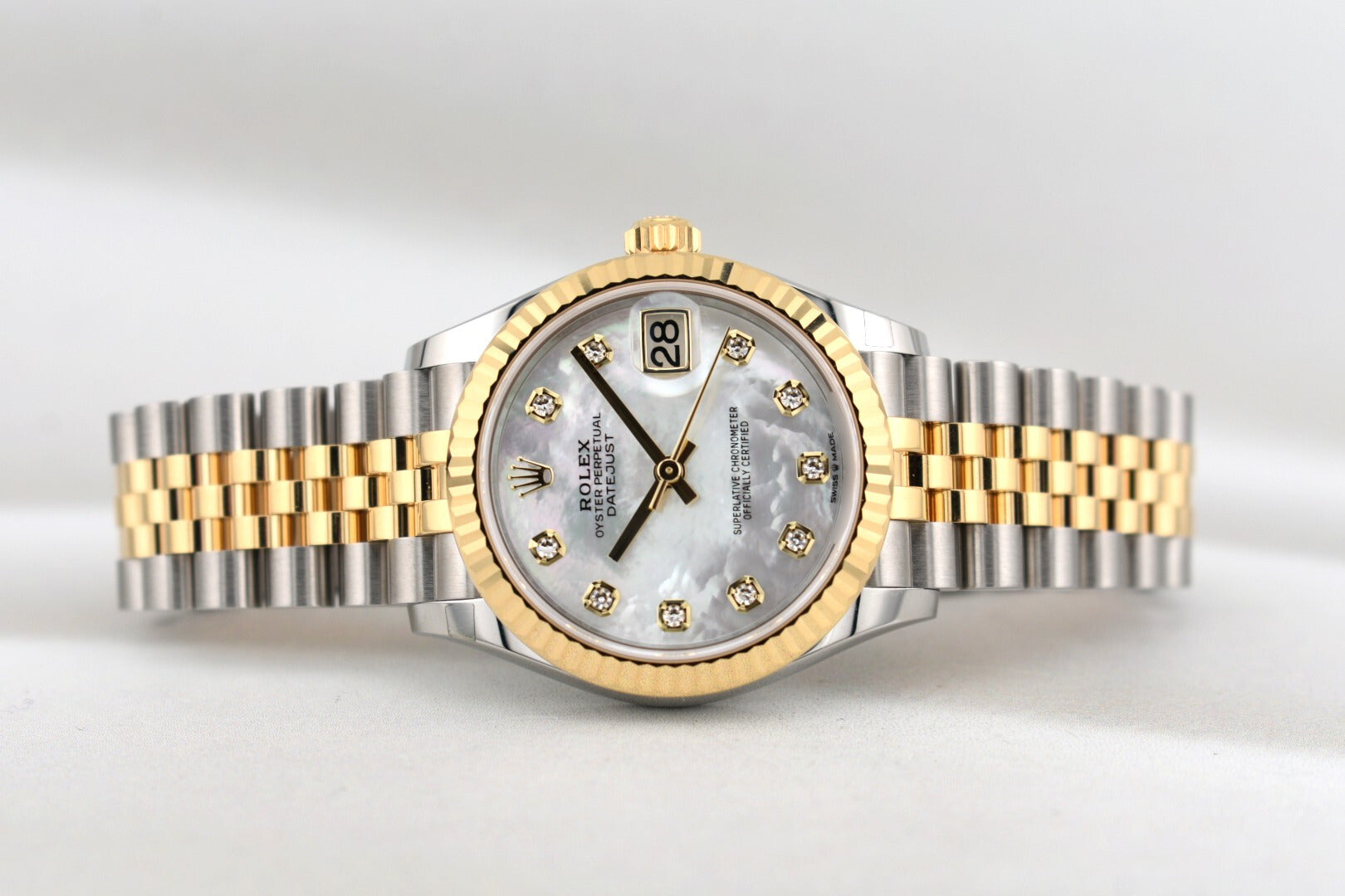 Rolex Datejust 31 Two Tone Mother of Pearl Diamond Dial 278273 2025