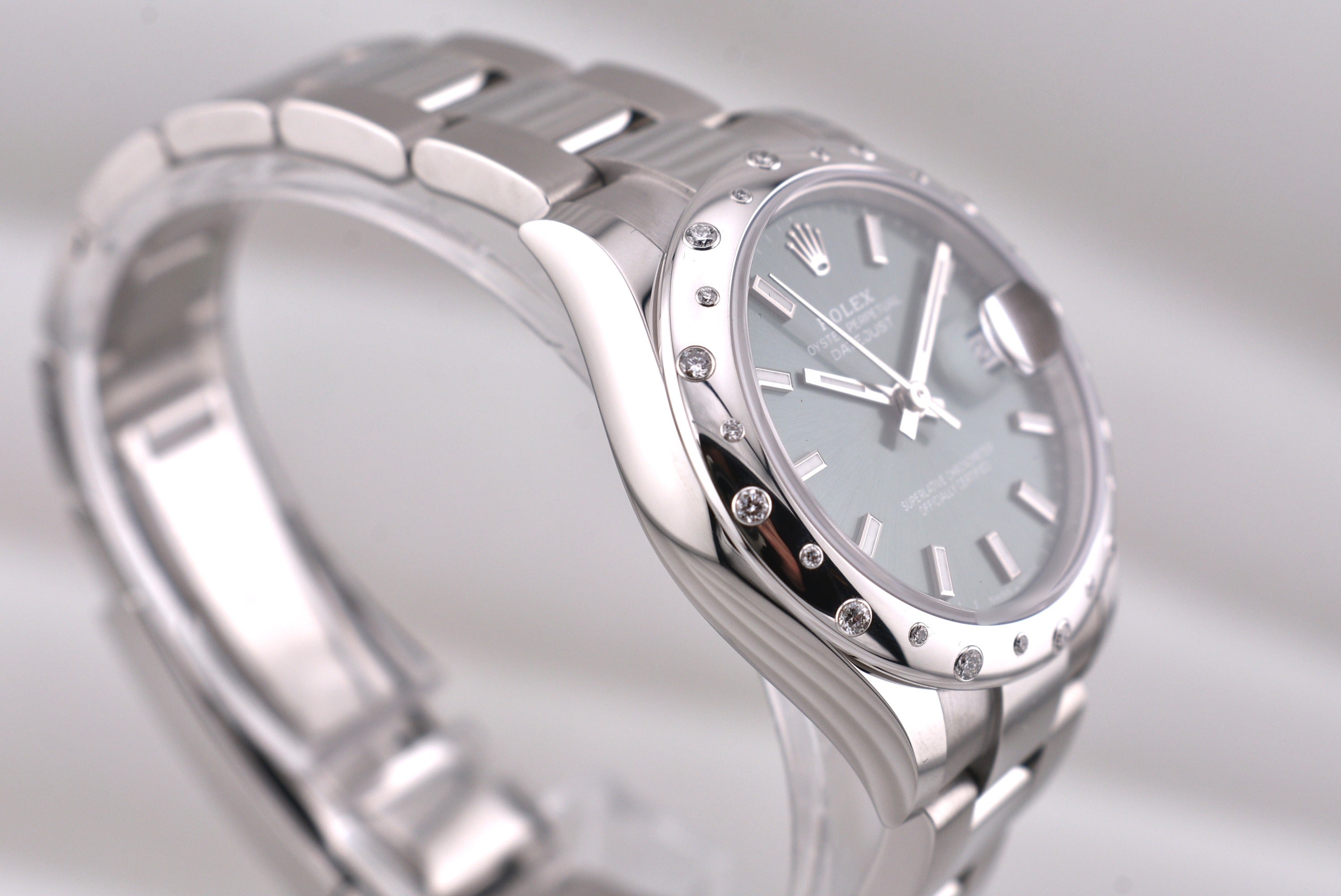 Rolex Datejust 31 Mint Green Domed Diamond Bezel 278344RBR 2026
