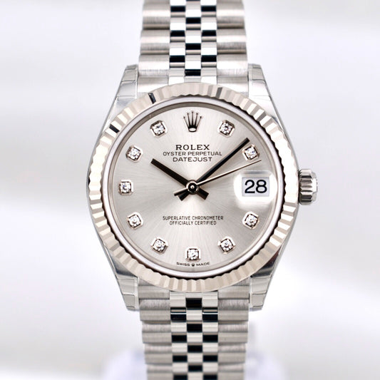 Rolex Datejust 31 Silver Diamond Dial 278274 2025