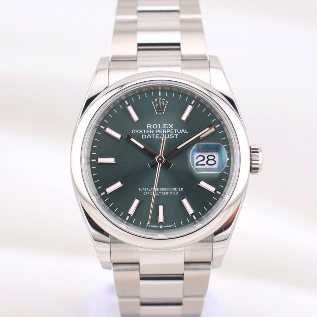 Rolex Datejust 36 Mint Green Dial 126200 2025