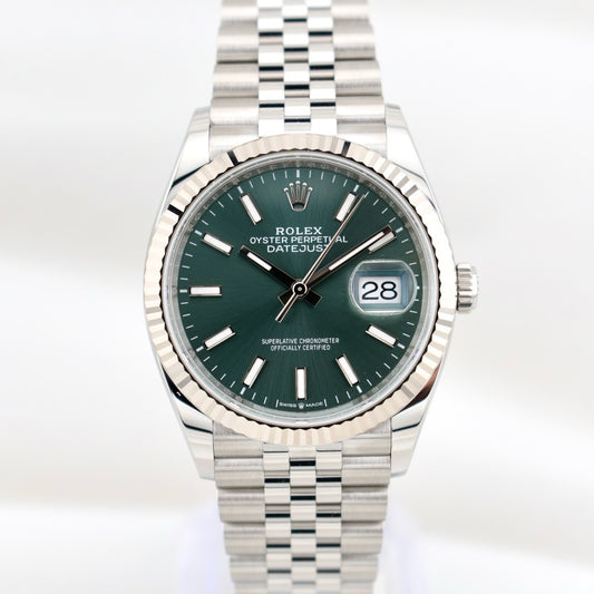 Rolex Datejust 36 Mint Green Dial 126234 2025