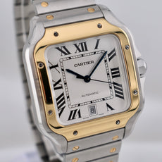 Cartier Santos De Cartier Large Two Tone Yellow Gold W2SA0009 2023