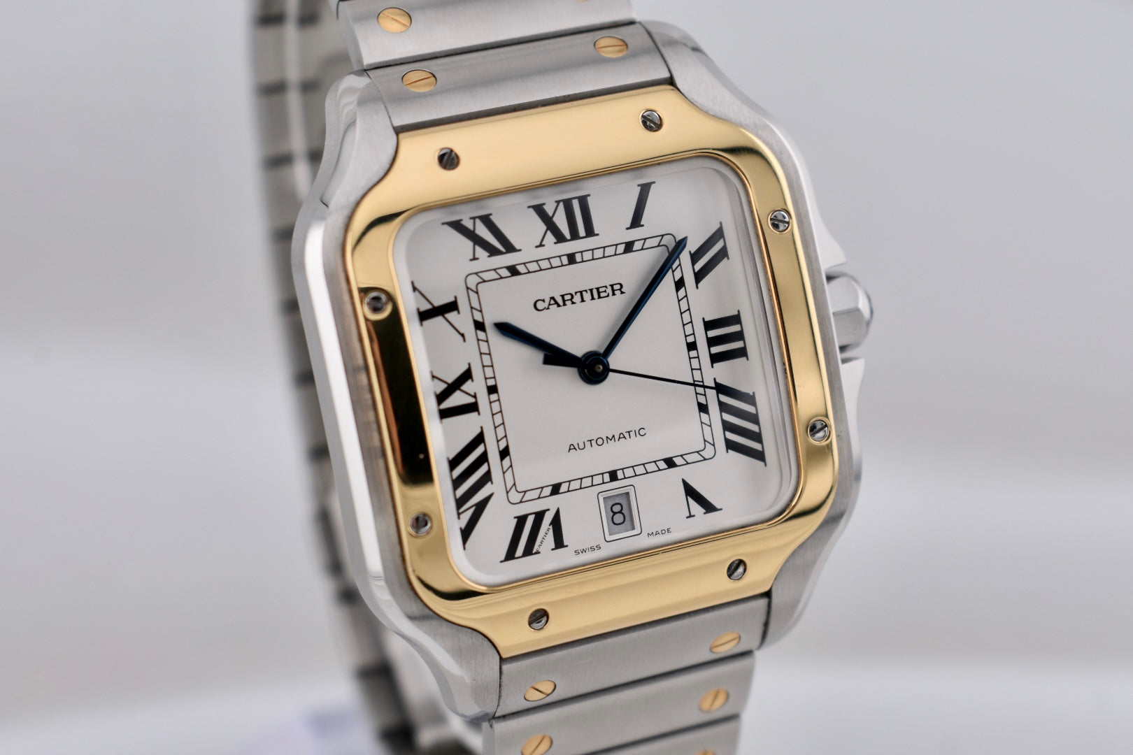 Cartier Santos De Cartier Large Two Tone Yellow Gold W2SA0009 2023