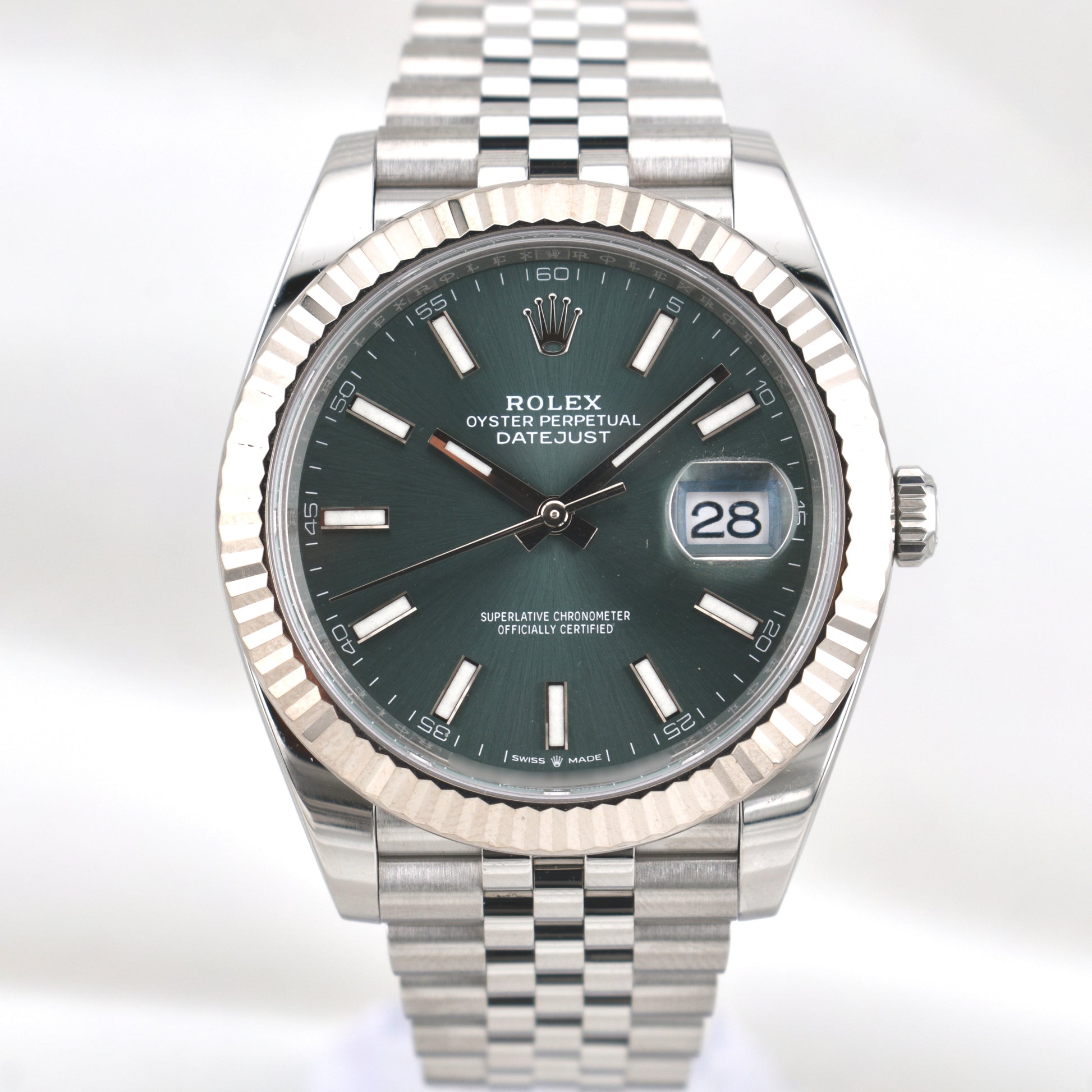 Rolex Datejust 41 Mint Green Dial 126334 2024