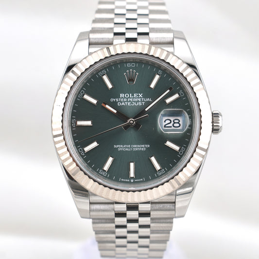 Rolex Datejust 41 Mint Green Dial 126334 2024
