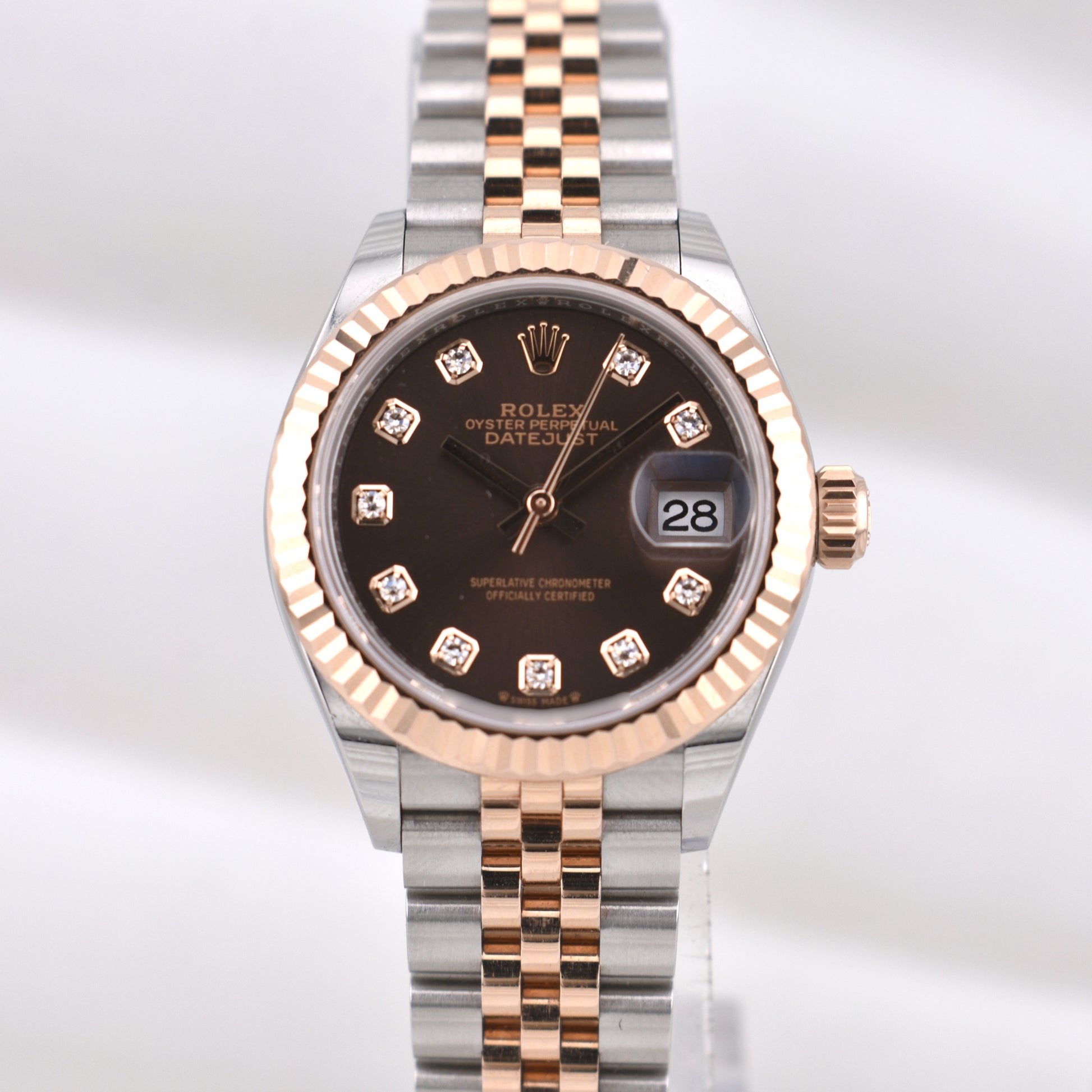 Rolex Lady Datejust 28 Chocolate Diamond Dial 279171 2022