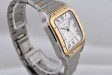 Cartier Santos De Cartier Large Two Tone Yellow Gold W2SA0009 2023