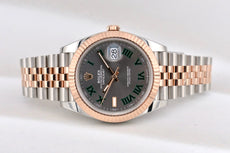 Rolex Datejust 41 Two Tone Everose Gold Wimbledon Dial 126331 2024