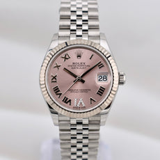 Rolex Datejust 31 Pink Roman Dial Diamond VI Marker 278274 2023