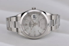 Rolex Datejust 41 Silver Index Dial 126300 2024