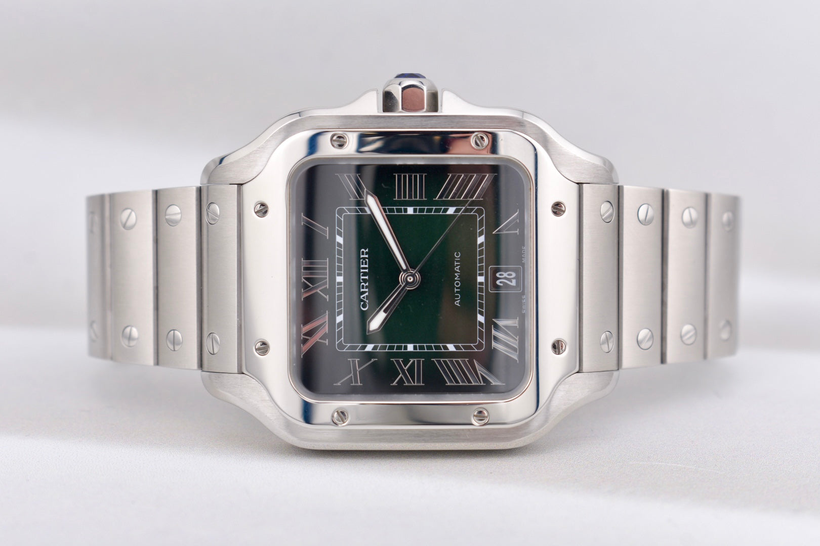 Cartier Santos de Cartier Large Green Dial WSSA0062 2023
