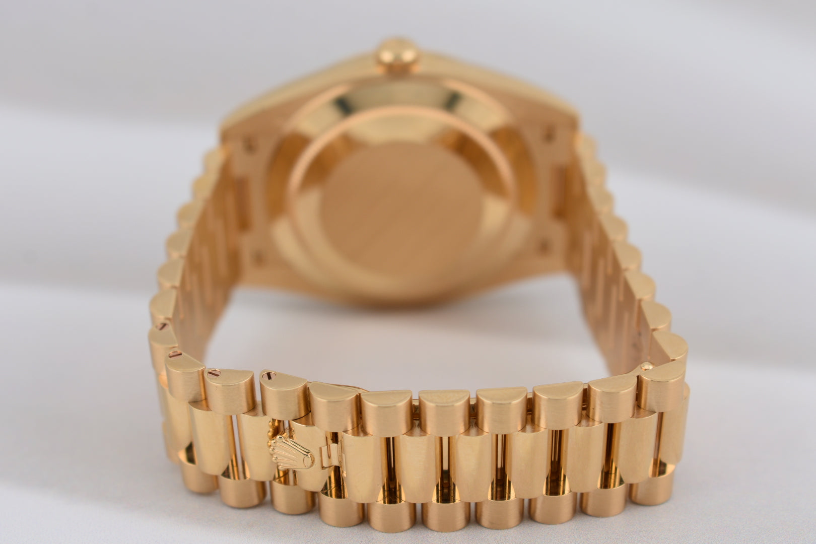 Rolex Day Date 40 Yellow Gold Mother of Pearl Baguette Diamond Markers 228238 2025