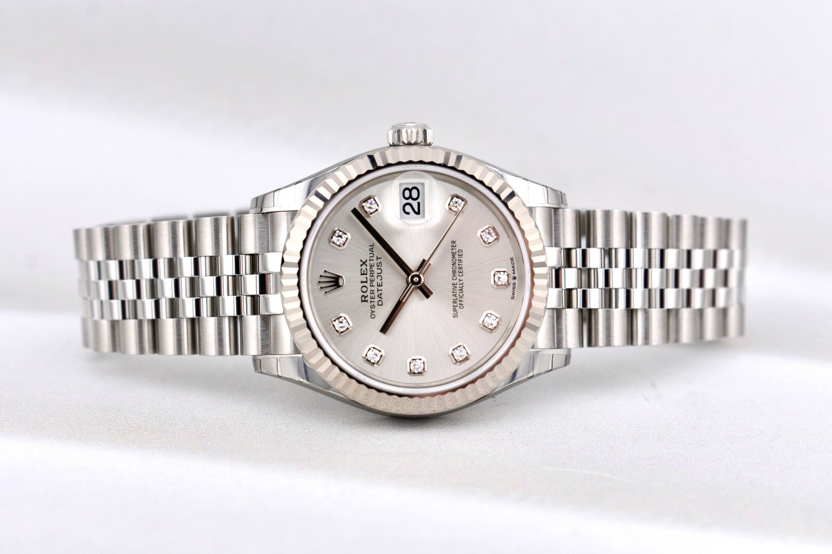 Rolex Datejust 31 Silver Diamond Dial 278274 2025