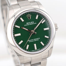 Rolex Oyster Perpetual 31 Green Dial 277200 2022