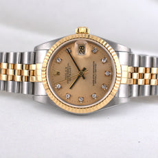 Rolex Datejust 31 Champagne Diamond Dial 78273 2000