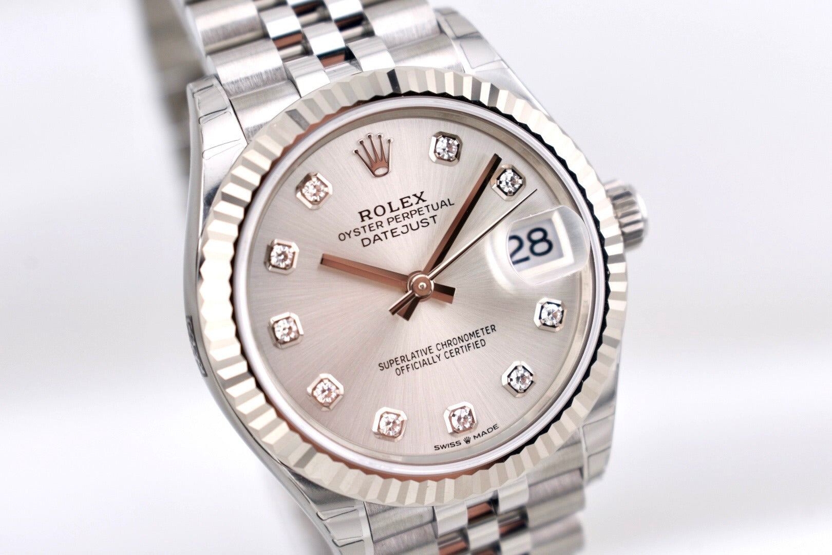 Rolex Datejust 31 Silver Diamond Dial 278274 2025