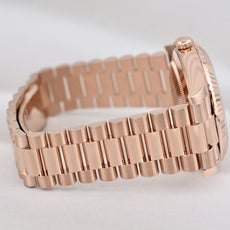 Rolex Day Date 40 Rose Gold Olive Green Dial 228235 2025