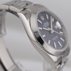 Rolex Datejust 41 Blue Index Dial 126300 2025