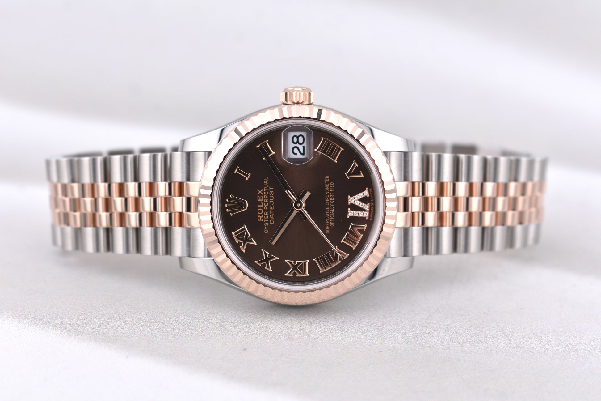 Rolex Datejust 31 Chocolate Roman Diamond VI Dial 278271 2026