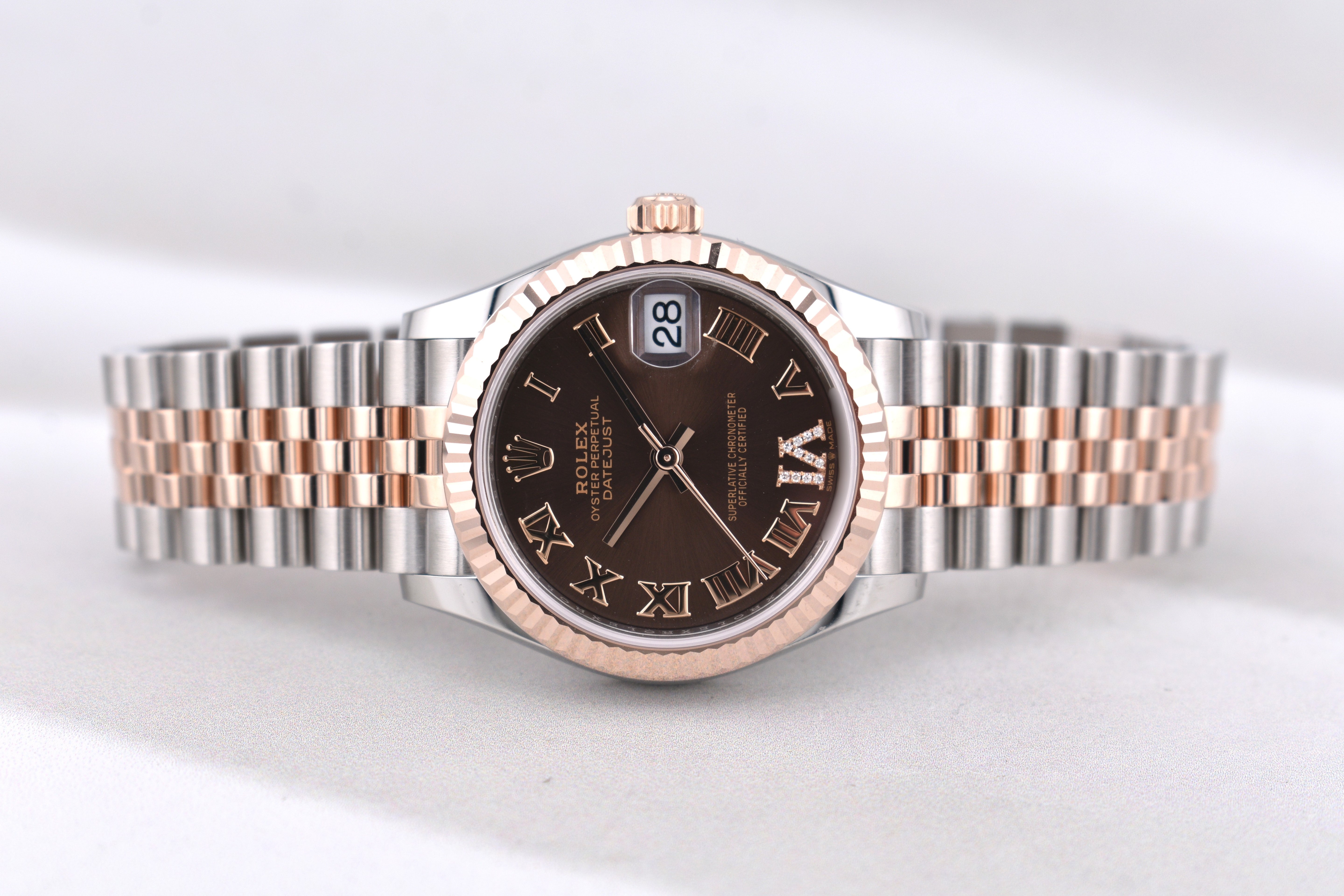 Rolex Datejust 31 Chocolate Roman Diamond VI Dial 278271 2026