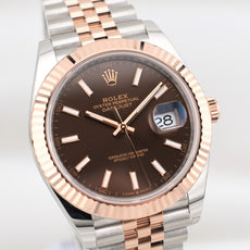 Rolex Datejust 41 Two Tone Chocolate Index Dial 126331 2025