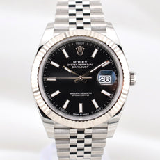 Rolex Datejust 41 Black Index Dial 126334 2026